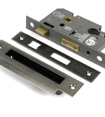 From The Anvil Pewter 2½” Euro Profile Sash Lock