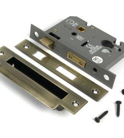 From The Anvil Aged Brass 2½" Euro Profile Sash Lock - Image 3