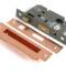 From The Anvil Polished Bronze 2½" Euro Profile Sash Lock