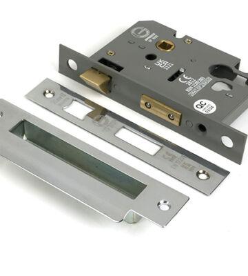 From The Anvil Polished Chrome 3″ Euro Profile Sash Lock