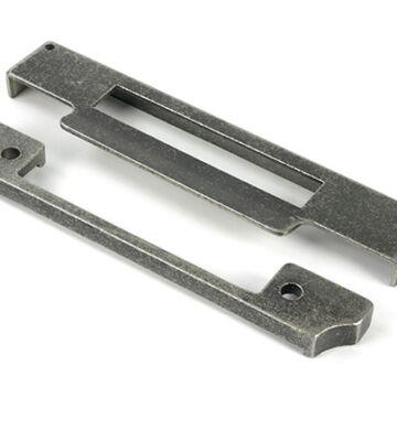 From The Anvil Pewter ½” Rebate Kit for Euro Sash Lock