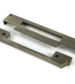 From The Anvil Aged Brass ½" Rebate Kit for Euro Sash Lock