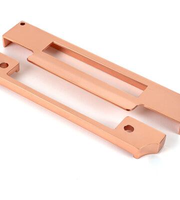From The Anvil Polished Bronze ½” Rebate Kit for Euro Sash Lock