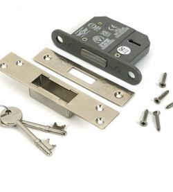 From The Anvil Polished Nickel 2½" 5 Lever BS Dead Lock - Image 3