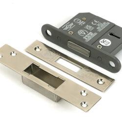 From The Anvil Polished Nickel 2½" 5 Lever BS Dead Lock