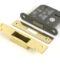 From The Anvil Polished Brass 3" 5 Lever BS Dead Lock