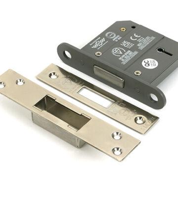 From The Anvil Polished Nickel 3″ 5 Lever BS Dead Lock