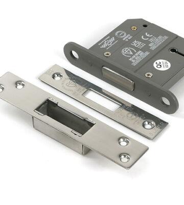 From The Anvil Polished Chrome 3″ 5 Lever BS Dead Lock