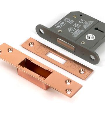 From The Anvil Polished Bronze 3″ 5 Lever BS Dead Lock