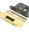 From The Anvil Polished Brass 2½" 5 Lever BS Dead Lock KA