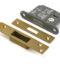 From The Anvil Satin Brass 2½" 5 Lever BS Dead Lock KA