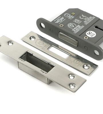 From The Anvil Polished Chrome 2½” 5 Lever BS Dead Lock KA