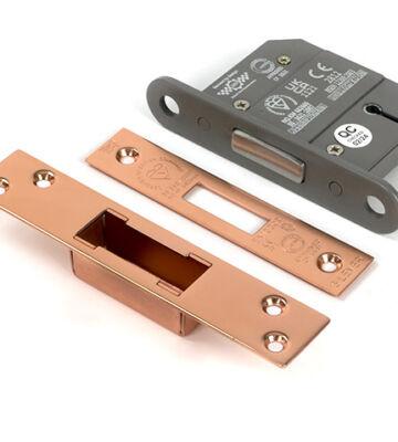From The Anvil Polished Bronze 2½” 5 Lever BS Dead Lock KA