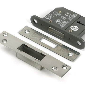 From The Anvil Polished SS 2½” 5 Lever BS Dead Lock KA