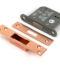 From The Anvil Polished Bronze 3" 5 Lever BS Dead Lock KA