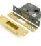 From The Anvil Polished Brass 2½" Euro Profile Dead Lock