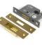 From The Anvil Satin Brass 2½" Euro Profile Dead Lock
