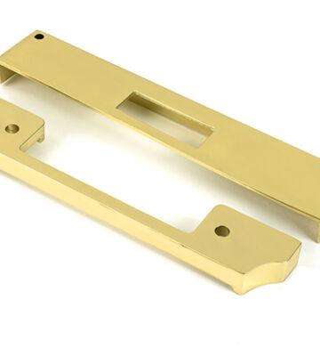 From The Anvil Polished Brass ½” Rebate Kit for Euro Dead Lock