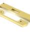 From The Anvil Polished Brass ½" Rebate Kit for Euro Dead Lock