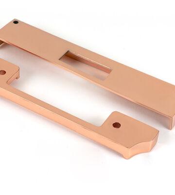 From The Anvil Polished Bronze ½” Rebate Kit for Euro Dead Lock