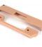From The Anvil Polished Bronze ½" Rebate Kit for Euro Dead Lock