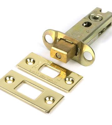 From The Anvil Polished Brass 3″ Heavy Duty Tubular Deadbolt