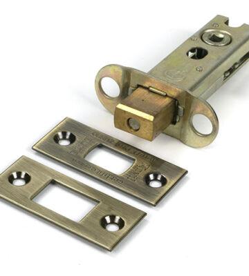 From The Anvil Aged Brass 3″ Heavy Duty Tubular Deadbolt