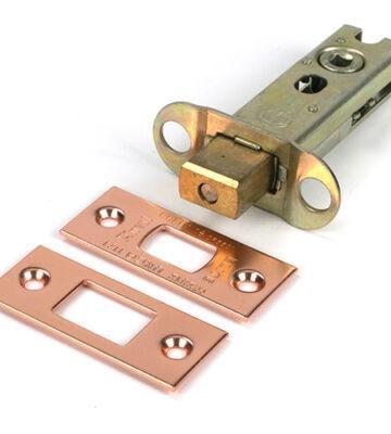 From The Anvil Polished Bronze 3″ Heavy Duty Tubular Deadbolt