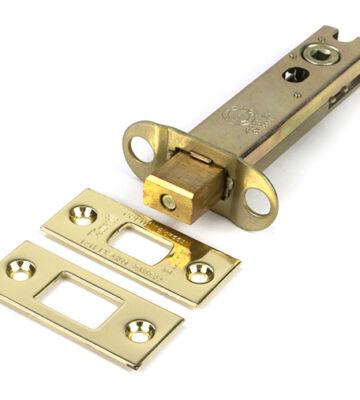 From The Anvil Polished Brass 4″ Heavy Duty Tubular Deadbolt