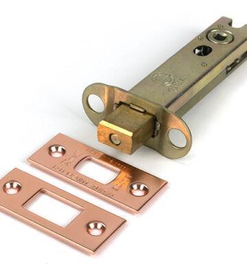 From The Anvil Polished Bronze 4″ Heavy Duty Tubular Deadbolt