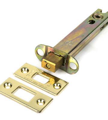 From The Anvil Polished Brass 5″ Heavy Duty Tubular Deadbolt