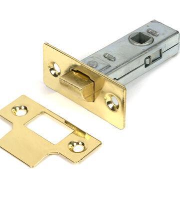 From The Anvil Polished Brass 2½” Tubular Mortice Latch