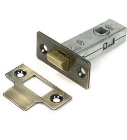 From The Anvil Aged Brass 2½" Tubular Mortice Latch