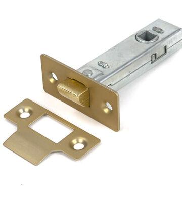 From The Anvil Satin Brass 3″ Tubular Mortice Latch