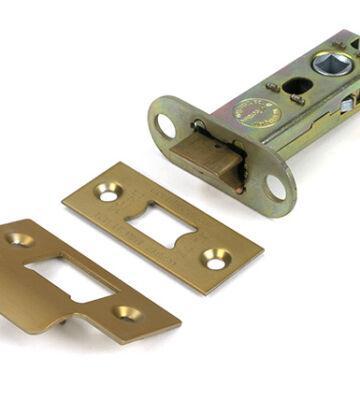 From The Anvil Satin Brass 3″ Heavy Duty Latch
