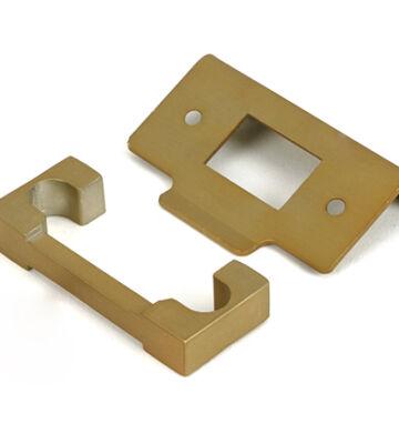 From The Anvil Satin Brass ½” Rebate Kit for Heavy Duty Latch