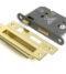 From The Anvil Polished Brass 3" Heavy Duty Bathroom Mortice Lock