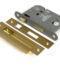 From The Anvil Satin Brass 3" Heavy Duty Bathroom Mortice Lock