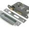 From The Anvil Satin Chrome 3" Heavy Duty Bathroom Mortice Lock
