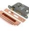 From The Anvil Polished Bronze 3" Heavy Duty Bathroom Mortice Lock