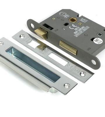 From The Anvil Polished SS 3″ Heavy Duty Bathroom Mortice Lock