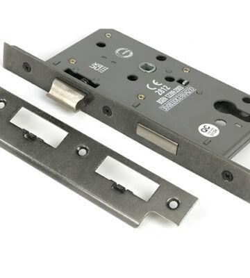 From The Anvil Pewter Euro Din Sash Lock – 60mm Backset/72mm Centre