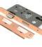 From The Anvil Polished Bronze Euro Din Sash Lock - 60mm Backset/72mm Centre