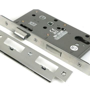 From The Anvil Polished SS Euro Din Sash Lock – 60mm Backset/72mm Centre