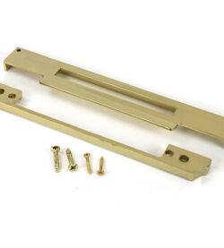 From The Anvil Polished Brass ½" Rebate Kit for Euro Din Sash Lock - Image 3