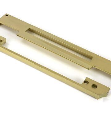 From The Anvil Polished Brass ½” Rebate Kit for Euro Din Sash Lock