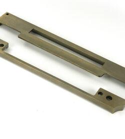 From The Anvil Aged Brass ½" Rebate Kit for Euro Din Sash Lock