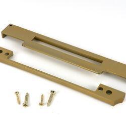 From The Anvil Satin Brass ½" Rebate Kit for Euro Din Sash Lock - Image 3