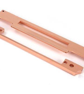 From The Anvil Polished Bronze ½” Rebate Kit for Euro Din Sash Lock