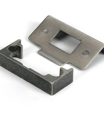 From The Anvil Pewter ½” Rebate Kit for Tubular Mortice Latch